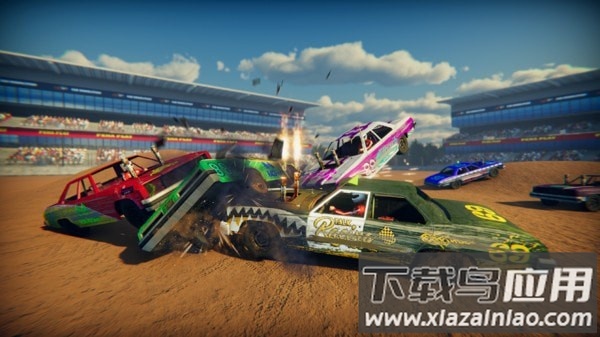 汽车毁灭赛车手游截图3