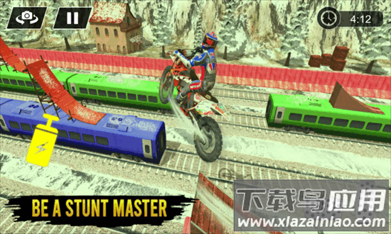 摩托特技赛手机版(Crazy Tricky Bike Rider)截图1