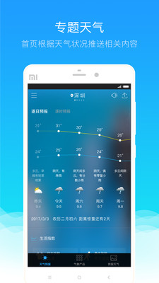 深圳天气app简洁版截图2