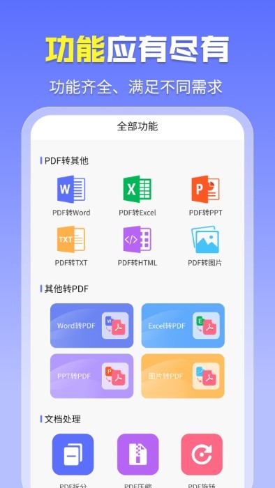 智能pdf格式管家软件截图1