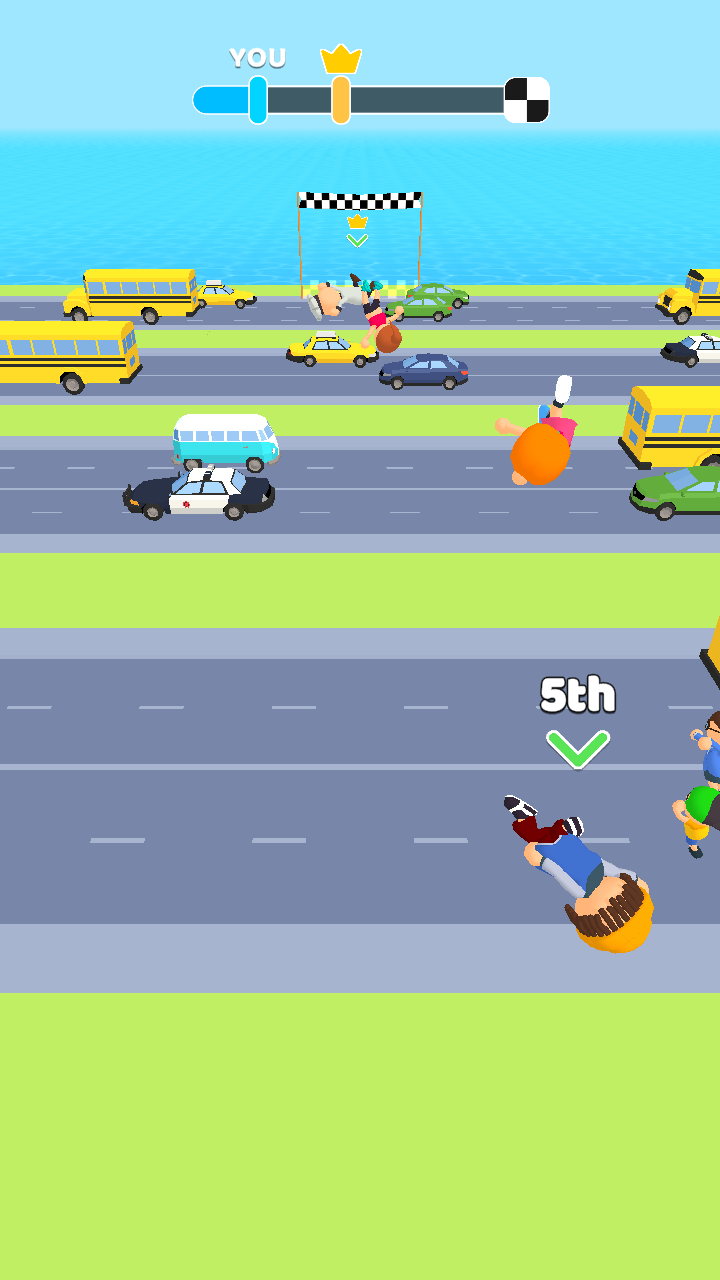 过马路竞赛游戏(traffic race)截图2