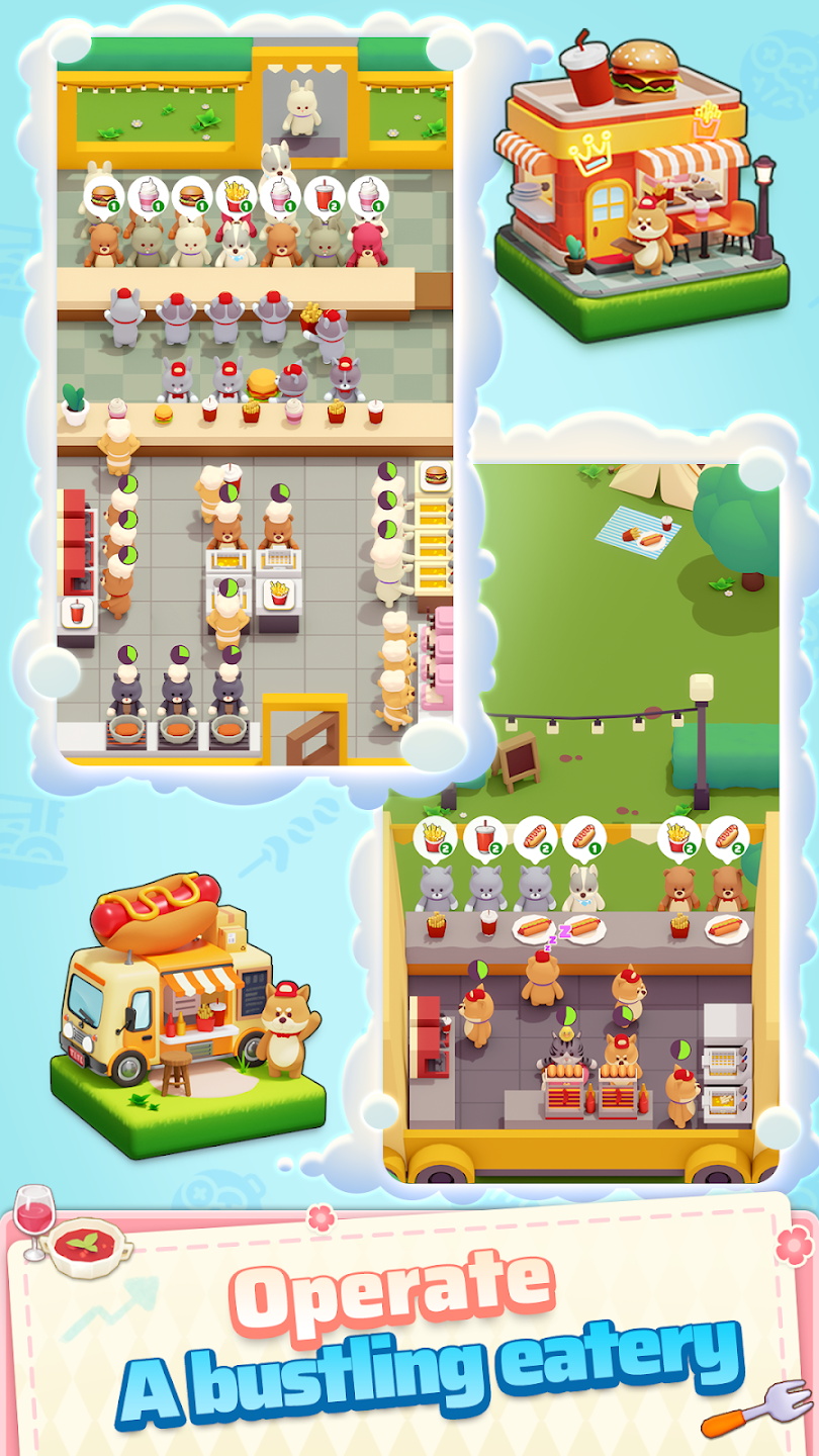 动物小吃小镇最新版(Animal Snack Town)截图4