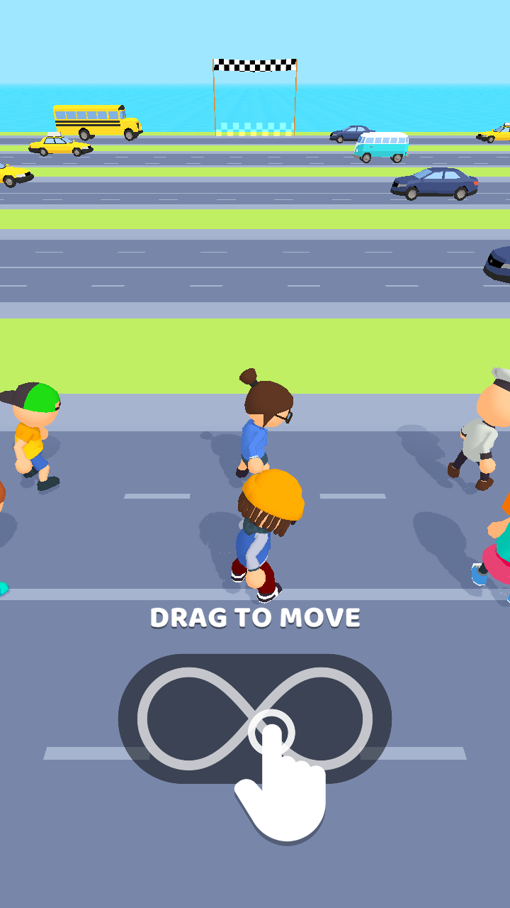 过马路竞赛游戏(traffic race)截图3