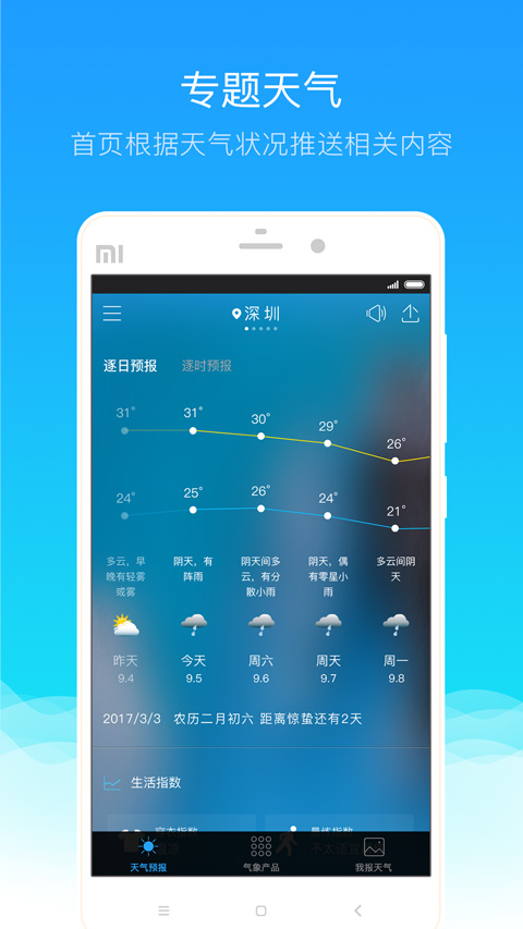 深圳天气预报app截图2