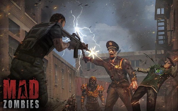 疯狂僵尸射击最新版(Mad Zombies)截图1