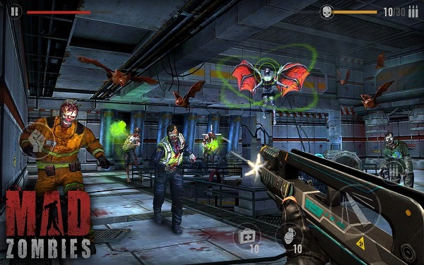 疯狂僵尸射击最新版(Mad Zombies)截图2