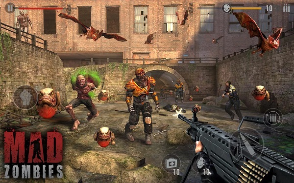 疯狂僵尸射击最新版(Mad Zombies)截图3