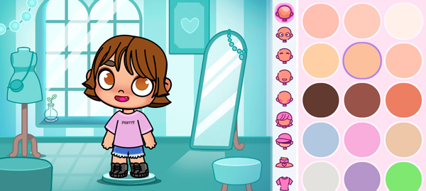 阿凡达化妆师游戏(Avatar Maker Dress up for kids)截图3