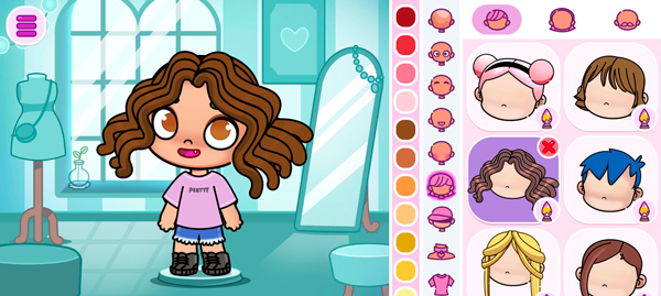 阿凡达化妆师游戏(Avatar Maker Dress up for kids)截图4
