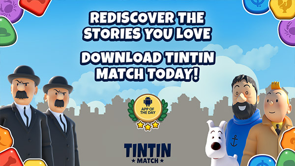 丁丁历险记拼图游戏(Tintin Match)截图3