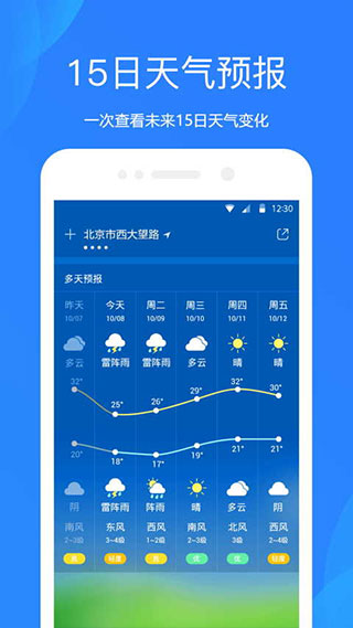 爱尚天气预报app(天气预报)截图2