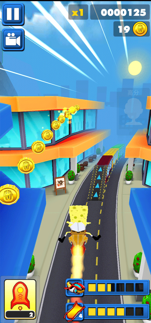 海绵宝宝地铁跑酷(Subway Spongebob Temple Run)截图3