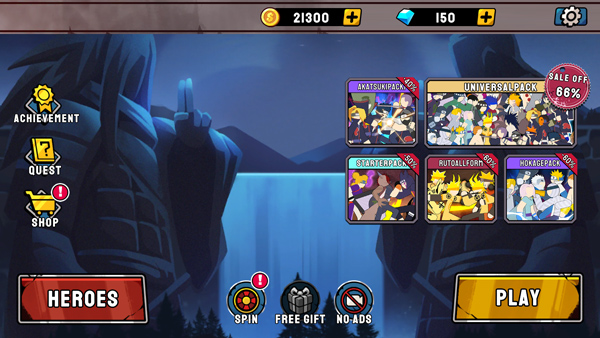 火柴人忍者格斗最新版(Stickman Ninja Fight)截图2