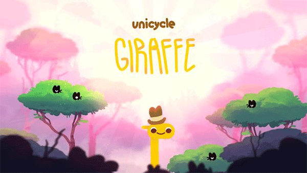 独轮车长颈鹿手游(unicycle giraffe)截图1