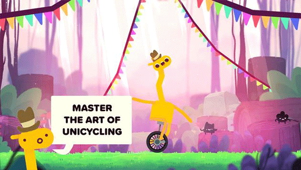 独轮车长颈鹿手游(unicycle giraffe)截图2
