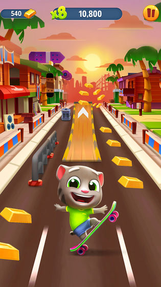 汤姆猫酷跑破解版截图2