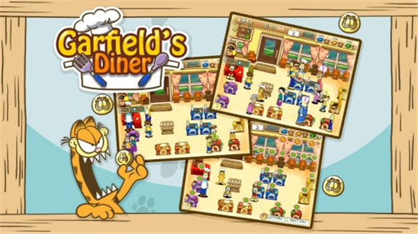 加菲猫餐厅中文版(Garfields Diner)截图3