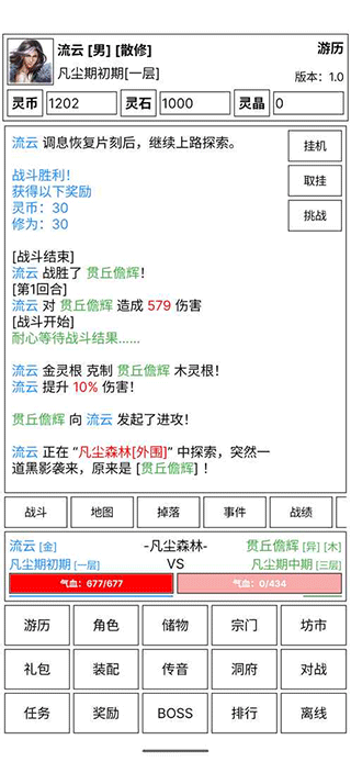 仙道永恒传手游截图2