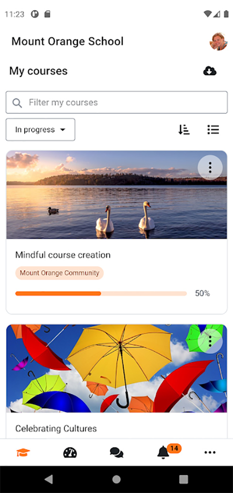 moodle教学平台截图1