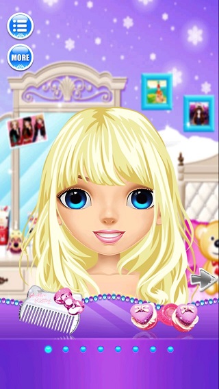 芭比娃娃化妆游戏(Princess Fashion Salon)截图3