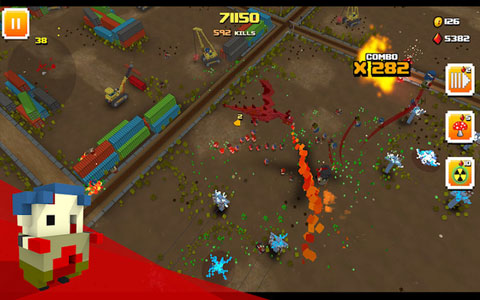 方块僵尸破解版(Zombie Bloxx)截图4