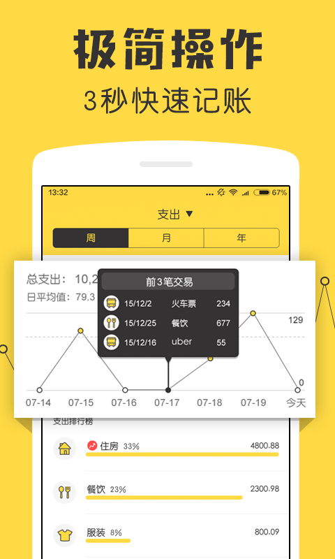 鲨鱼记账app截图2