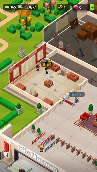 挂机博物馆大亨破解版(Idle Museum)截图2
