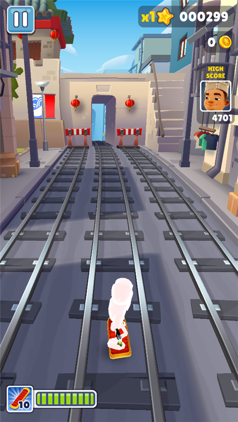 地铁跑酷白色金币版本截图2