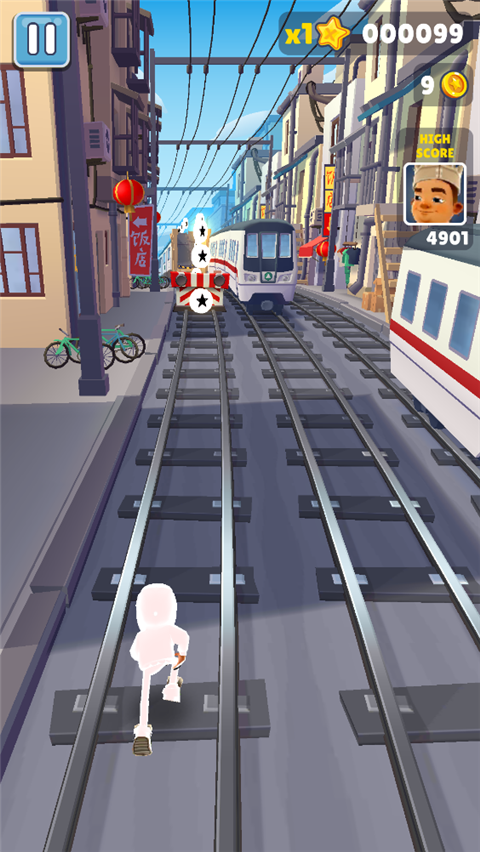 地铁跑酷白色金币版本截图4