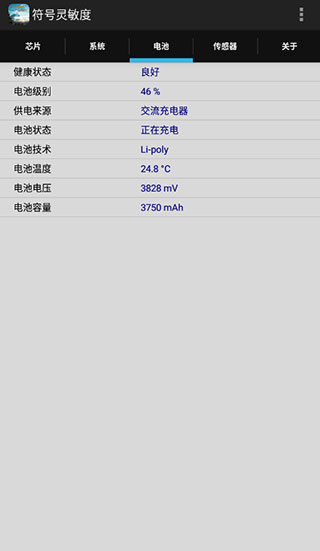 符号灵敏度app截图