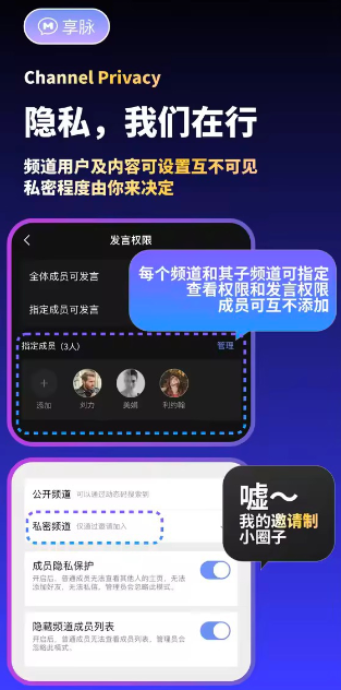 隐私设置界面