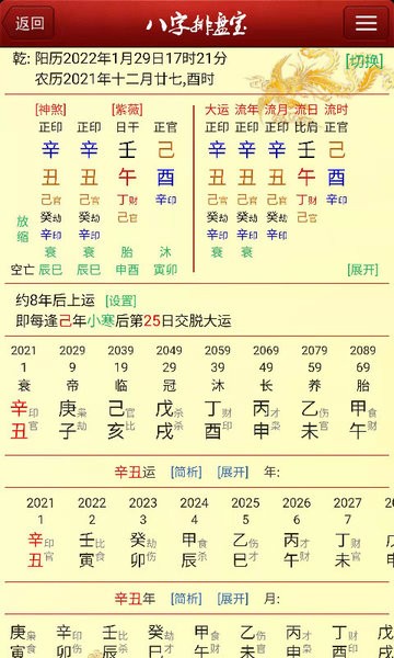 2025八字排盘宝app截图4