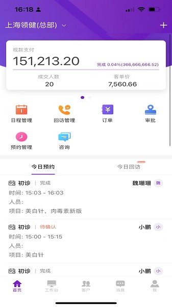 智能医美管理系统