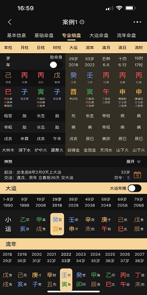 陈抟八字排盘免费版截图1