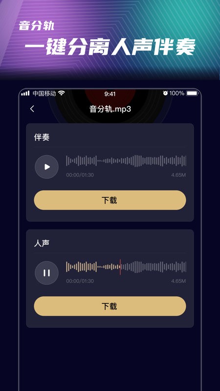 音分轨人声分离软件截图3