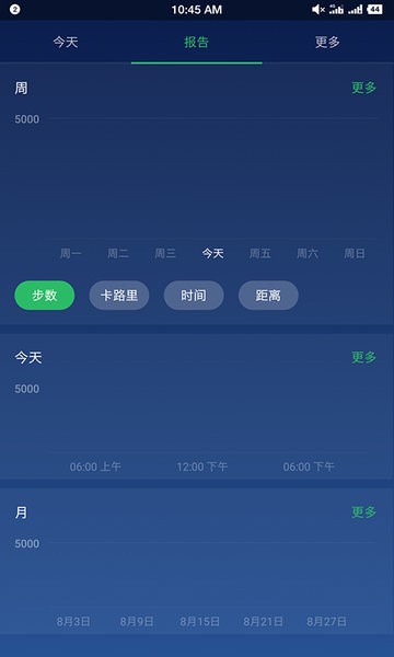 计步器卡路里计算软件截图2