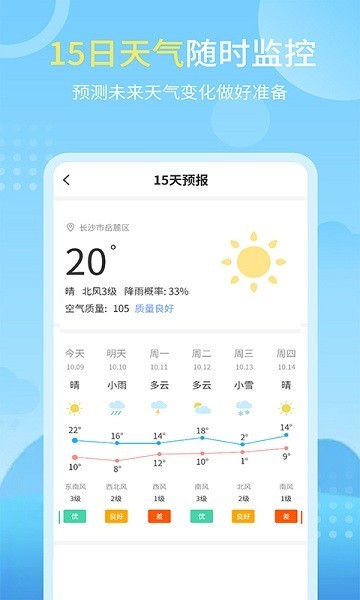 天气实况预报app截图2
