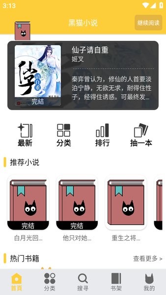 黑猫小说app官方正版截图1