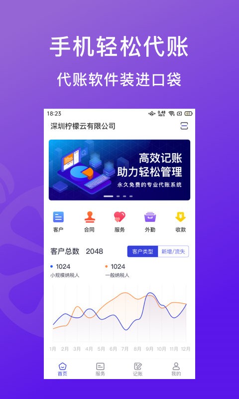 柠檬云代账手机版截图4