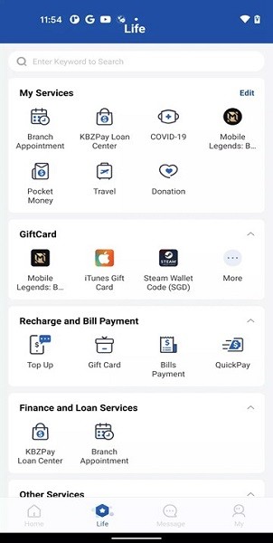 kbzpay myanmar app截图1