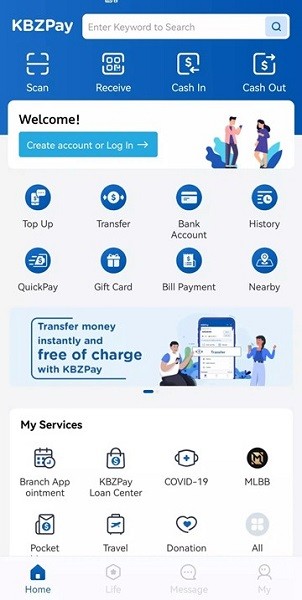 kbzpay myanmar app截图2