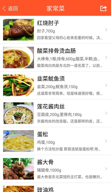 家常菜食谱大全手机版截图1