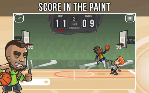 篮球战役中文版(Basketball Battle)截图1
