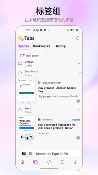 stay浏览器app截图5