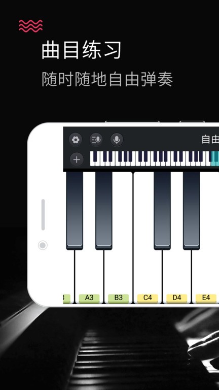 模拟钢琴键盘app截图2