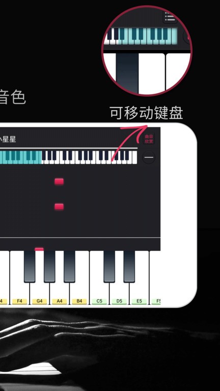 模拟钢琴键盘app截图3
