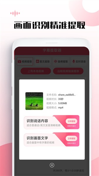 视频字幕提取器软件截图4