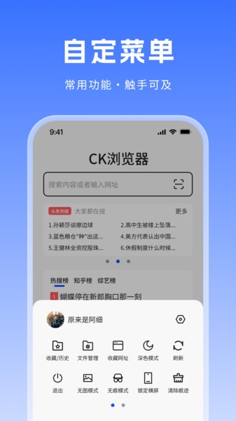 CK浏览器手机版截图1