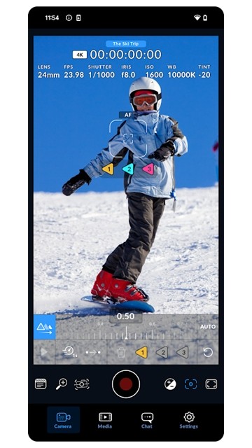 Blackmagic camera app截图3