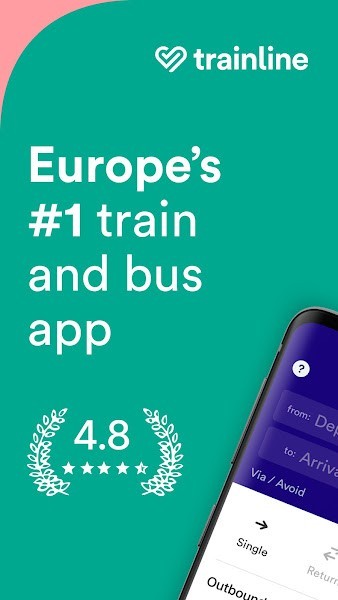 Trainline 火车票预订软件截图4